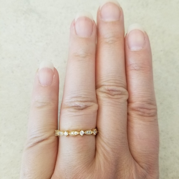 18k Stack Band - Picture 8 of 9